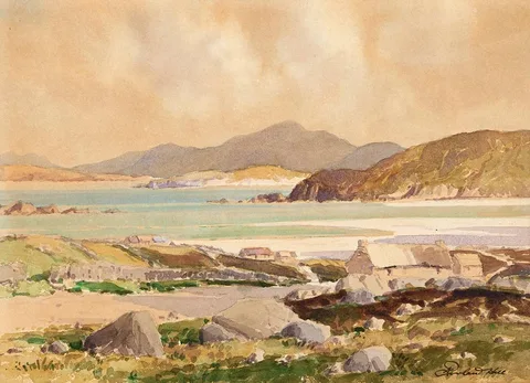 Rowland Hill, SHEEPHAVEN BAY, COUNTY DONEGAL, watercolour