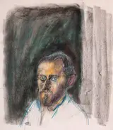 Brian Bourke, SELF PORTRAIT and FIGURE STUDY (A PAIR)