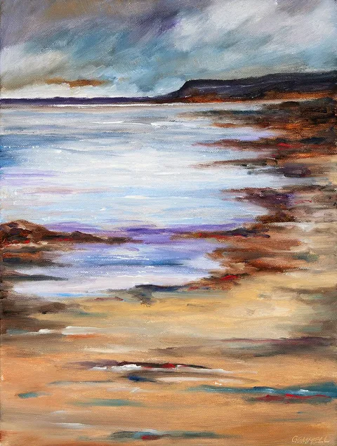 Michael Gemmell, CLARE COAST, oil on canvas