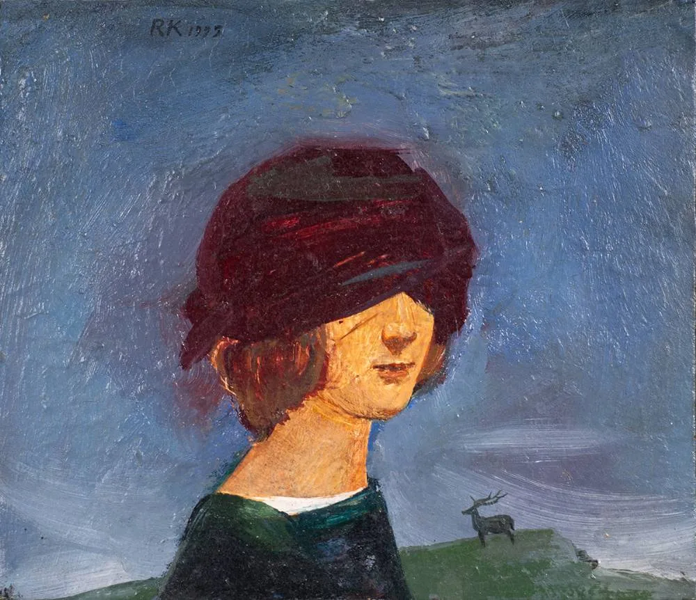 Ramunas Krupauskas, LEGENDA, 1995, oil on board
