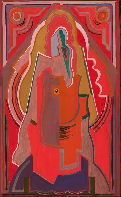 Mainie Jellett, ABSTRACT COMPOSITION, c.1929, gouache