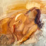 Barrie Cooke, RECLINING
