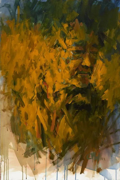 Cian McLoughlin, KEN 2, acrylic on linen; (unframed)