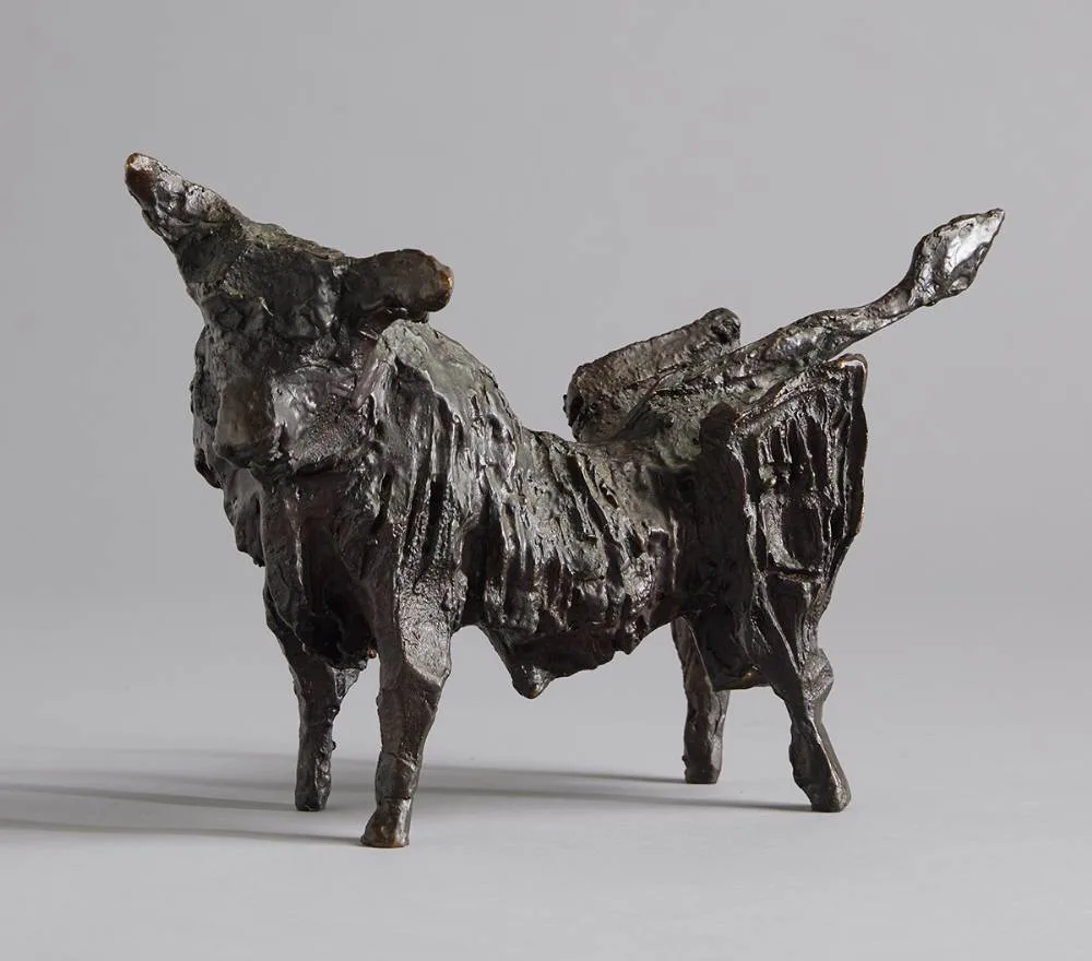 BULL by John Behan, bronze, sold Dec 2023
