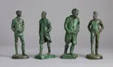 John Coll, IRISH WRITERS [BECKETT, HEANEY, SHAW, YEATS] (SET OF FOUR)