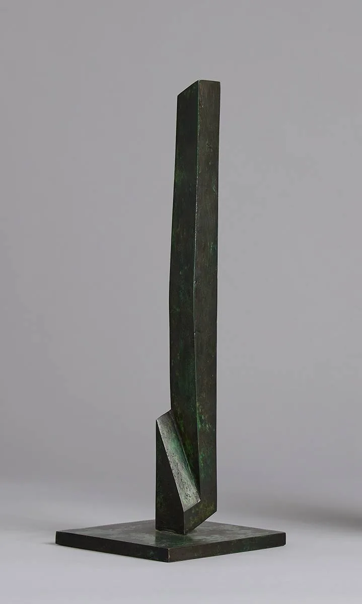 ABSTRACT FORM by Michael Warren, 1987, bronze; (unique), sold Dec 2023