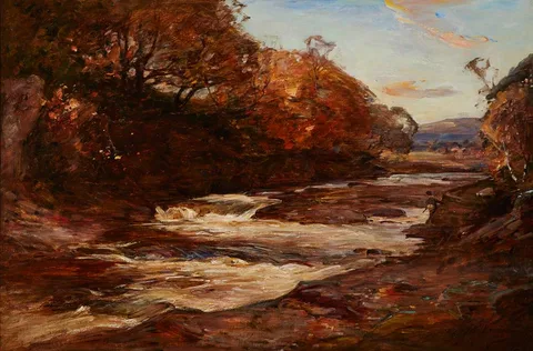 Joseph Malachy Kavanagh, LOOKING FOR THE BEST SPOT, 1905, oil on canvas