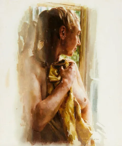 Mark O'Neill, FEMALE FIGURE, 2002, oil on paper