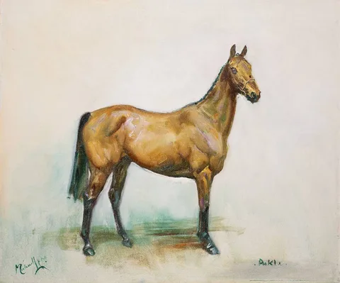 Michael Lyne, ARKLE, oil on canvas