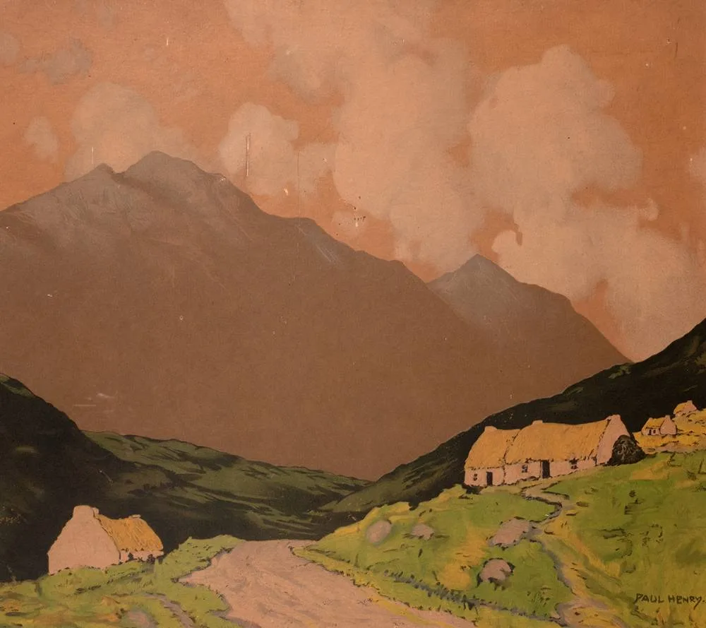 CONNEMARA by Paul Henry, photolithograph, sold Oct 2023