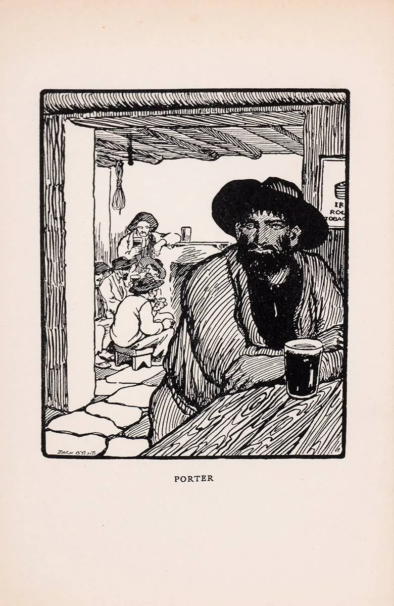 PORTER by Jack Butler Yeats, print, sold Oct 2023