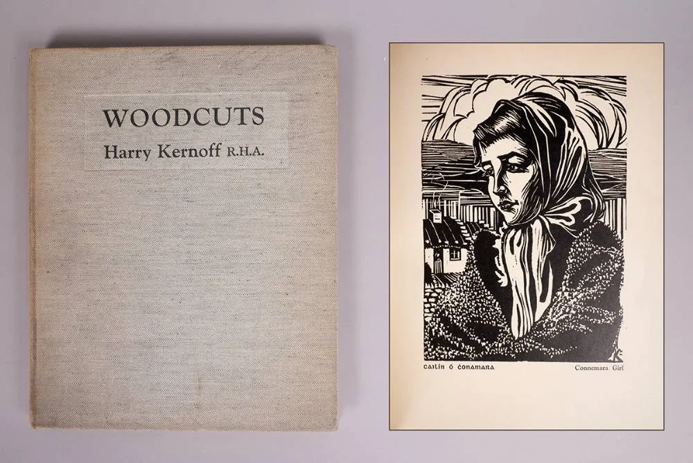 WOODCUTS by Harry Kernoff, 1942, limited edition book; (no. 60 from an edition of 220), offered Oct 2023