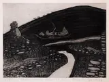Maria Simonds-Gooding, SHEEP COMING DOWN THE HILL