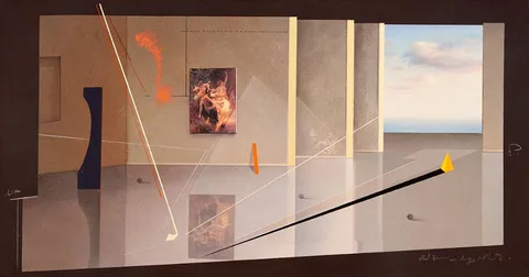 Andrea Vizzini, LUIGI DELL'ETERNITA, oil on canvas laid on panel