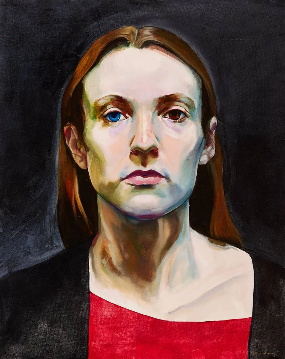 Peter Bradley, BRUJA, 2016, oil on canvas panel; (unframed)