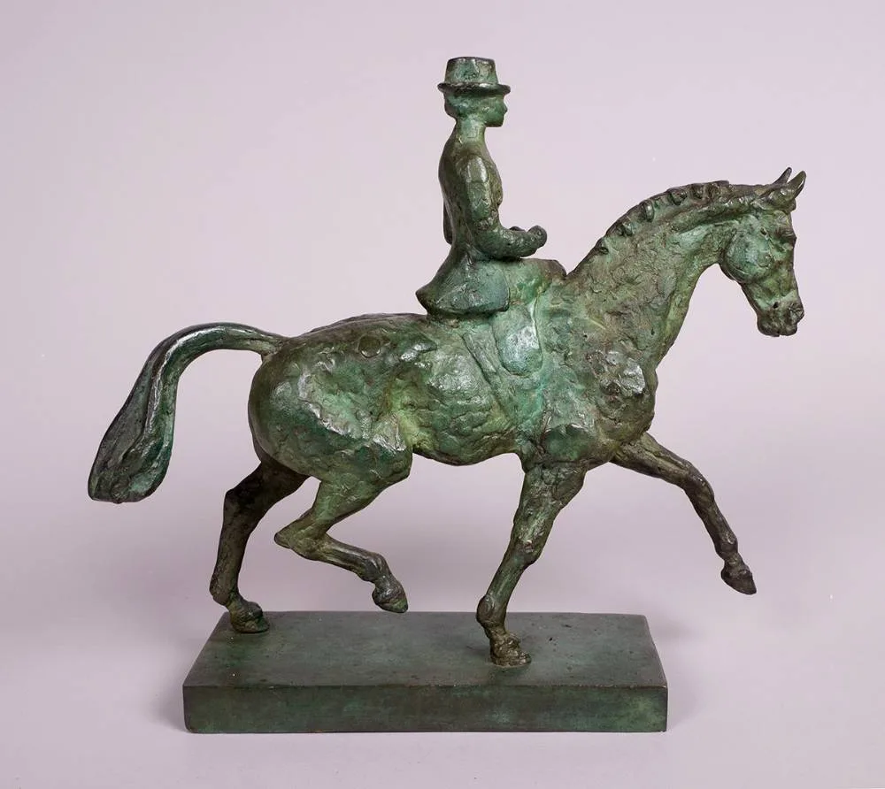 MARIKA MURNAGHAN by Beth Martens, 1986, bronze; (unique), offered Oct 2023