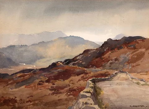 THE WINDY GAP, KILLARNEY, COUNTY KERRY by Frank Egginton, watercolour, sold Oct 2023