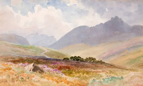 Joseph William Carey, SILENT VALLEY, 1925, watercolour