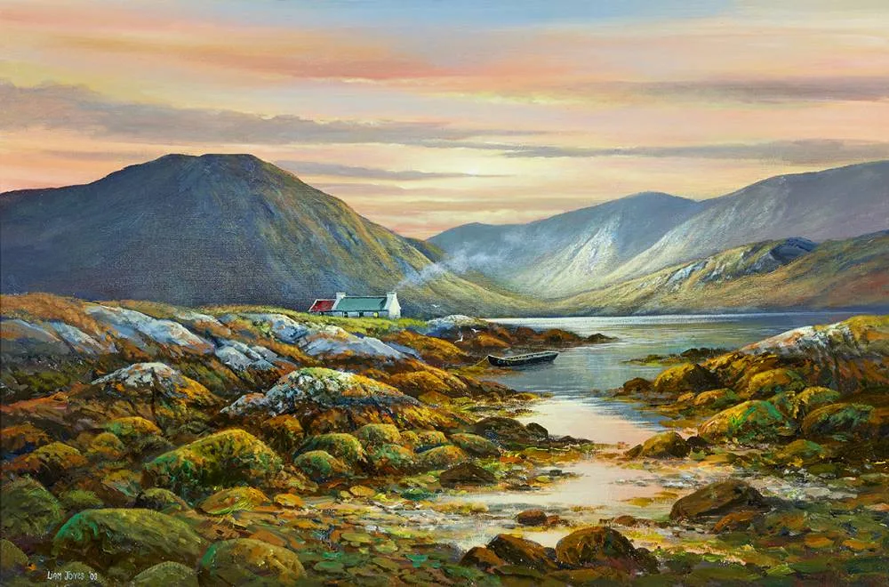 RENVYLE, CONNEMARA by Liam Jones, 2003, oil on canvas, sold Oct 2023