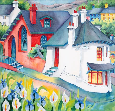 Jo-Ann Yellen, KINSALE, COUNTY KERRY, oil on canvas; (unframed)
