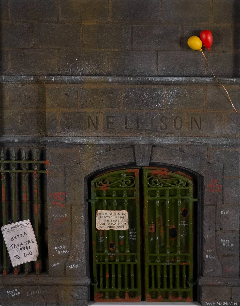 Tony McGrath, NELSON'S PILLAR, mixed media