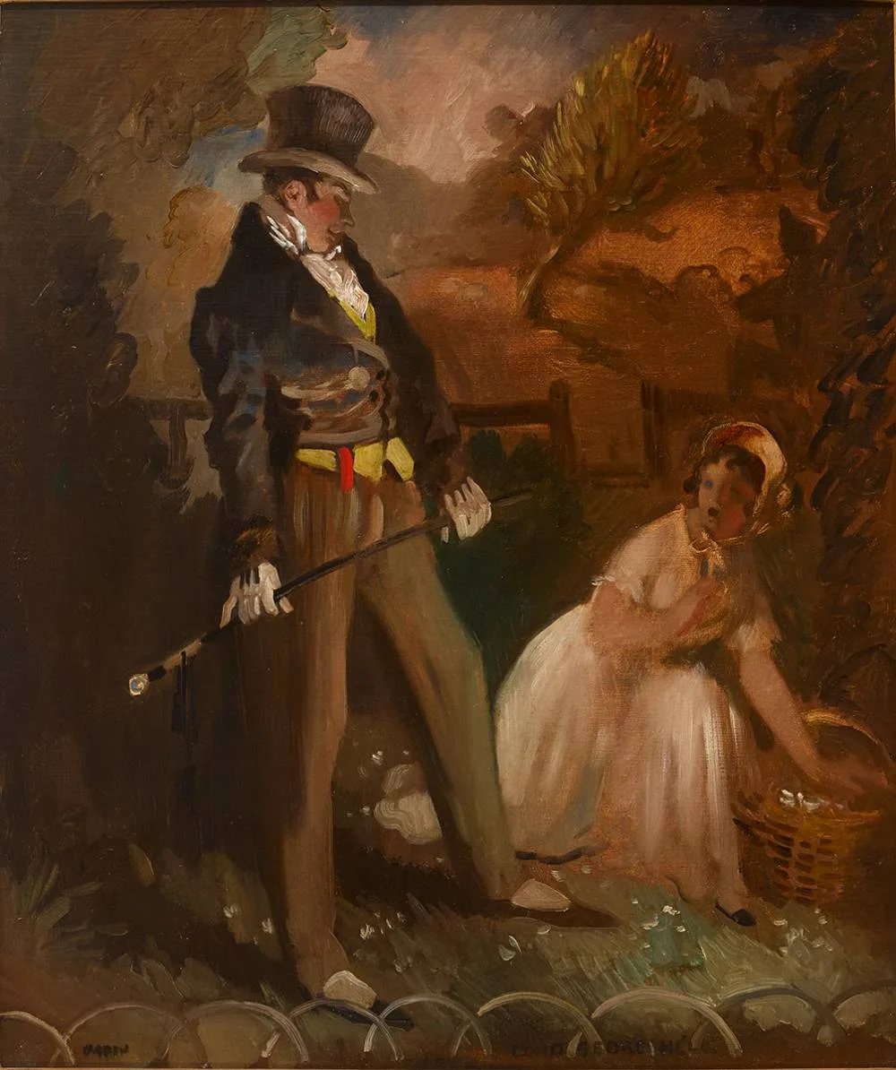 LORD GEORGE HELL by William Orpen, oil on canvas, sold Oct 2023