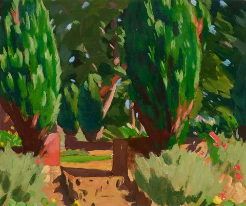 William John Leech, THE TERRACE, c.1940, oil on panel