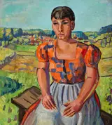 Father Jack P. Hanlon, PORTRAIT [FRENCH PEASANT GIRL], c.1930s