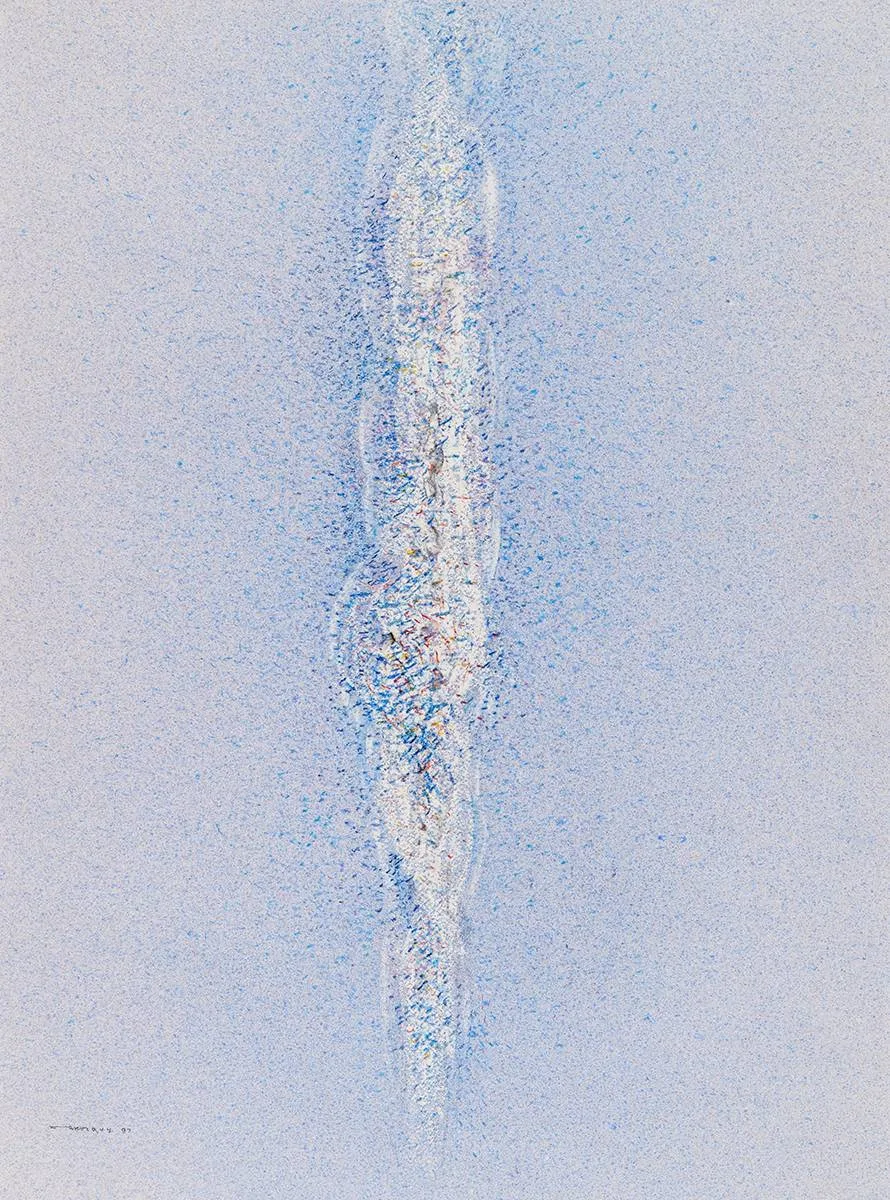 BEING by Louis le Brocquy, 1997, watercolour, pencil and gouache, offered Oct 2023