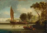 William Sadler II, FIGURES IN ROW BOAT AND SAILBOAT