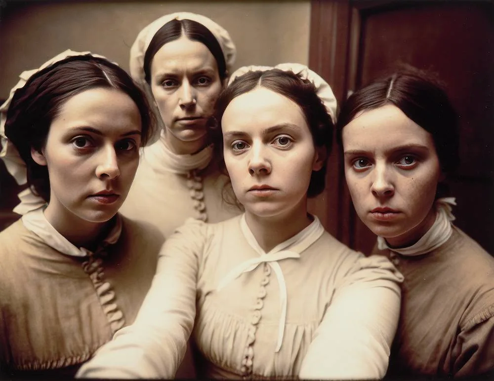 David Lester Mooney, THROWBACK SELFIES #MAGDALENE: 010, 2023, archival pigment print Hahnemühle; (no. 1 from an edition of 2)