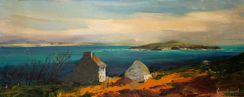 Kenneth Webb, EVENING SKY, SALTEES, COUNTY WEXFORD, oil on canvas