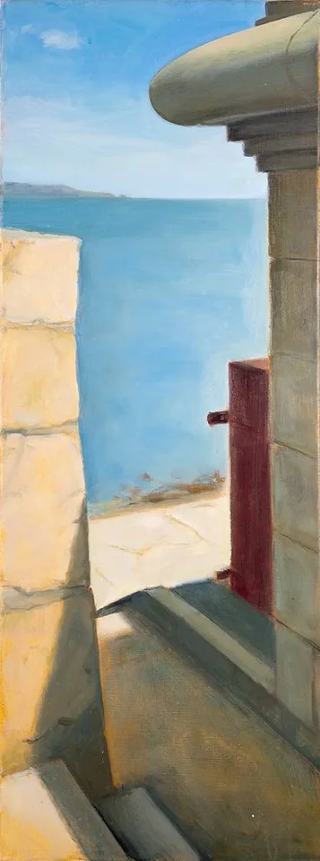 Maeve McCarthy, OPENING, 2002, oil on canvas