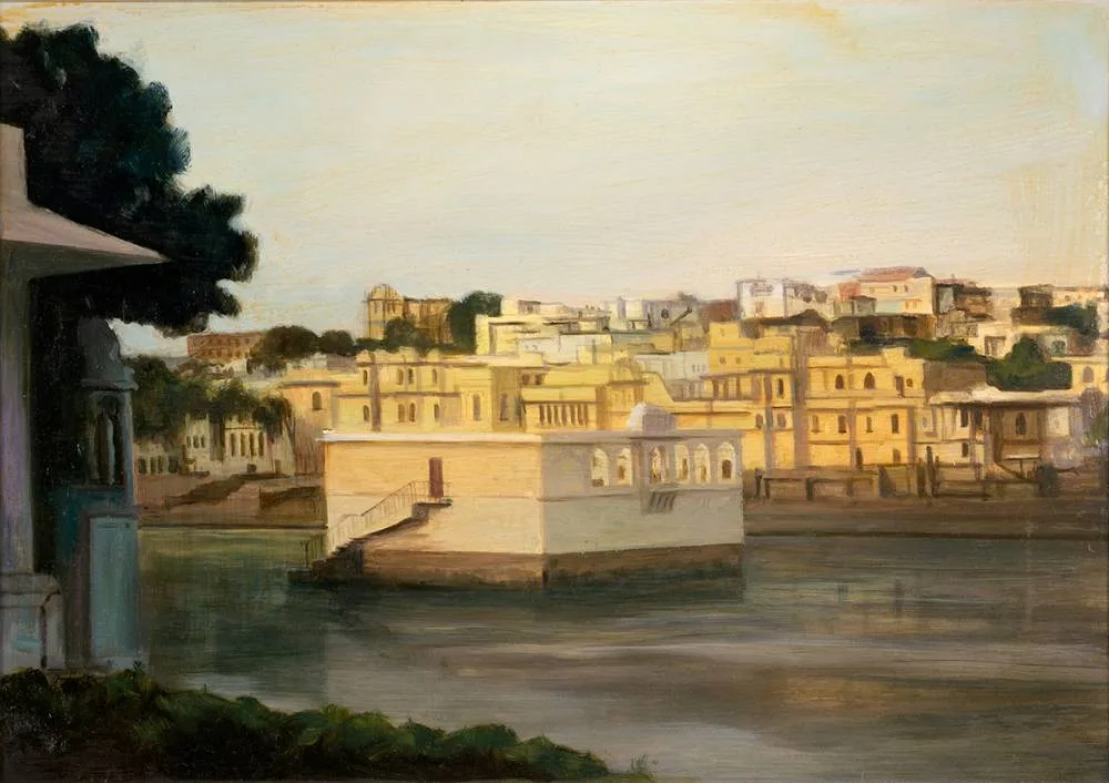 RANG SAGAR by John Hearne, 2003, oil on panel, offered Jul 2023