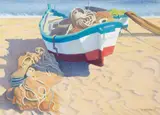 William Carron, BEACHED BOAT