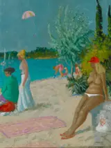Patrick Leonard, EARLY ON THE BEACH, DASSIA, CORFU