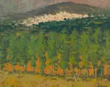 Patrick Leonard, HILLTOP VILLAGE, INLAND FROM BENIDORM