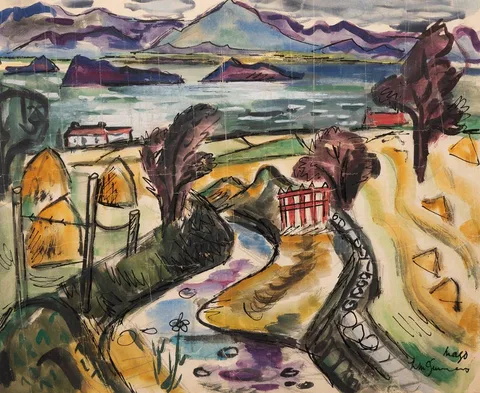 Norah McGuinness, MAYO, watercolour