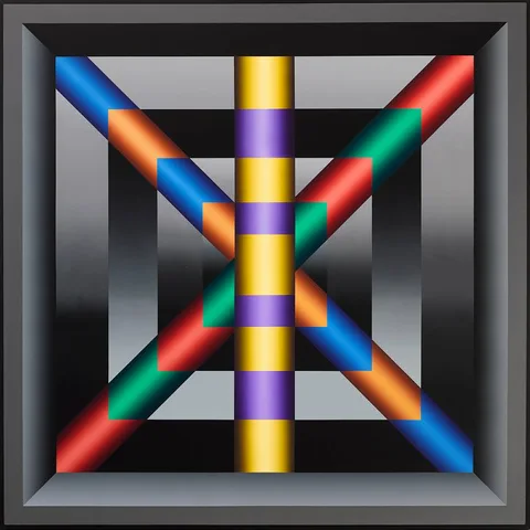 Francis Tansey, COMPLIMENTARY TRANSLUCENCE, oil on canvas