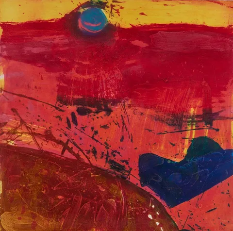 Barbara Rae, UNTITLED, c. 1991, carborundum print; (no. 2 from an edition of 12)