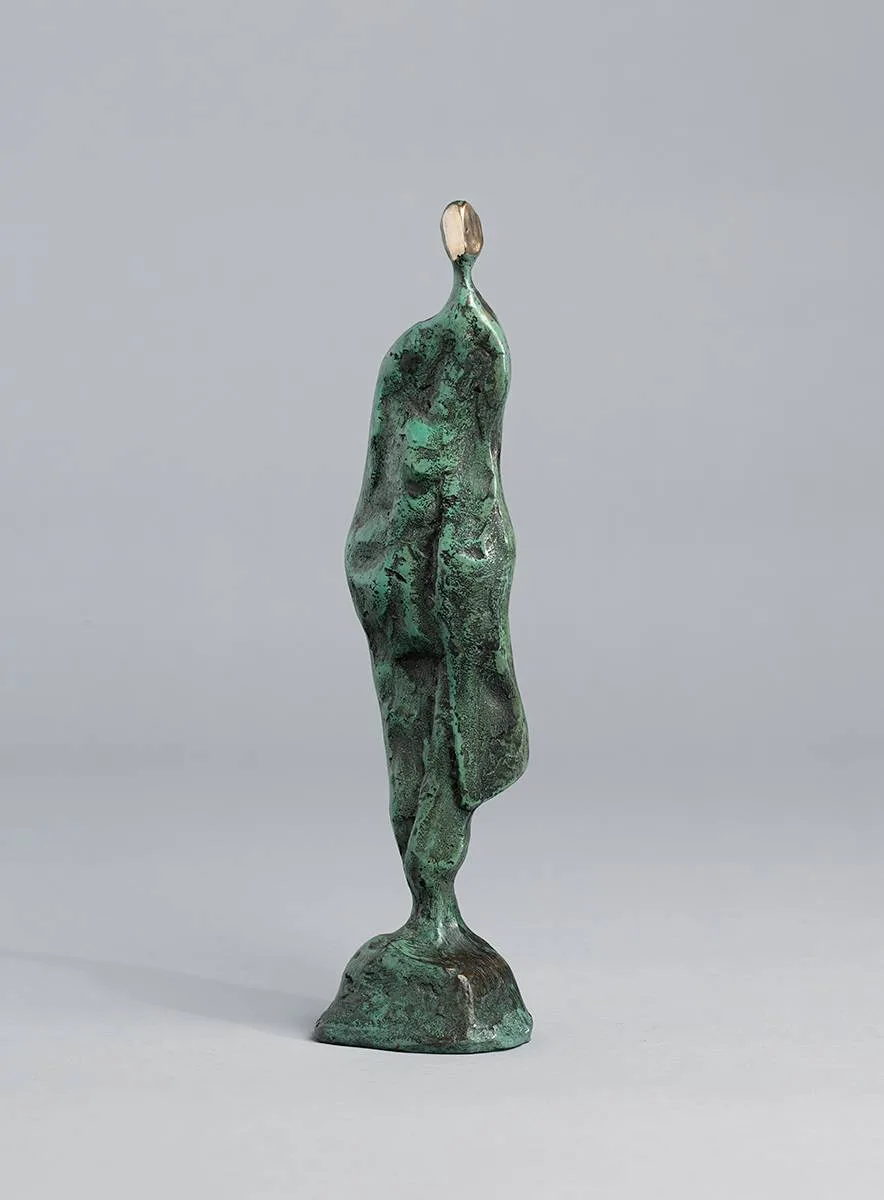 STANDING FIGURE by John Coen, bronze, sold Jul 2023