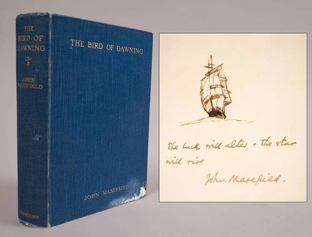 John Masefield, THE BIRD OF DAWNING, book