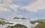 Alex McKenna, SAILBOATS BY THE COAST