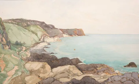 Theodore James Gracey, COASTAL SCENE, watercolour