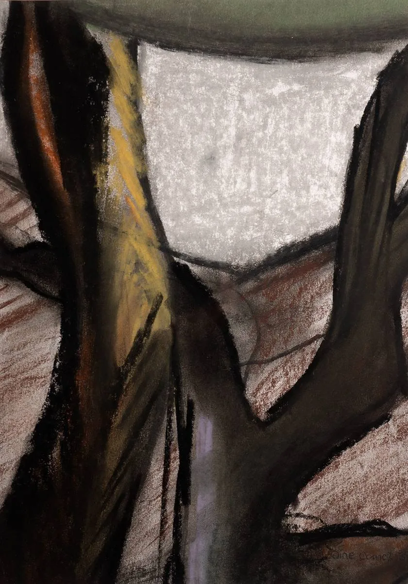 UNTITLED by Áine Connor, 1987, pastel, offered Jul 2023