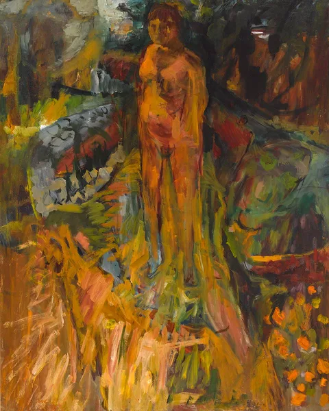 Barrie Cooke, HARRIET, THE ARTIST'S WIFE, c.1959-60, oil on canvas
