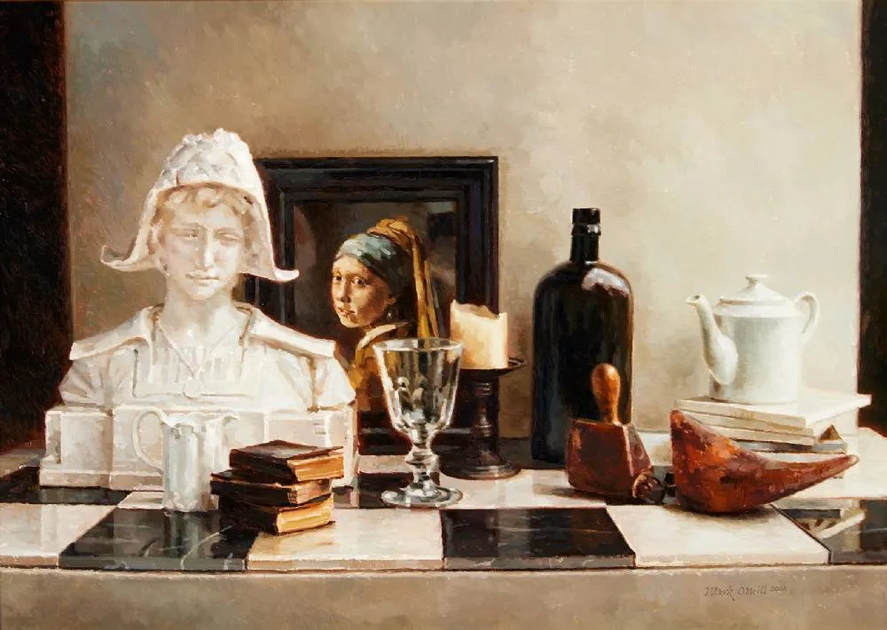 DUTCH by Mark O'Neill, 2002, oil on board, sold May 2023