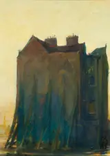 Thomas Ryan, OLD HOUSES ON MERCHANT'S QUAY, DUBLIN