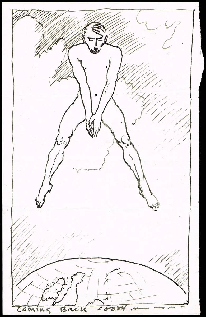 COMING BACK SOON by William Orpen, ink; (unframed), sold Apr 2023