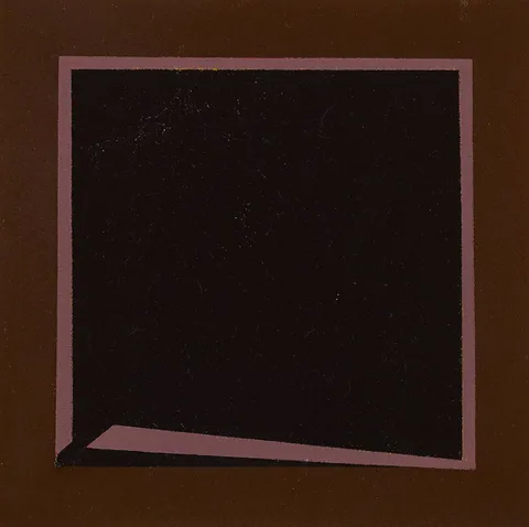 Cecil King, UNTITLED, oil on paper